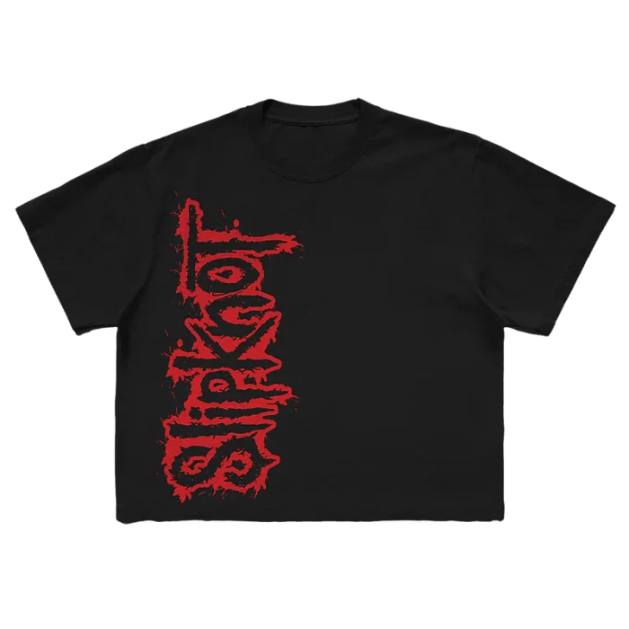 Logo + 9 Point Star Crop Top