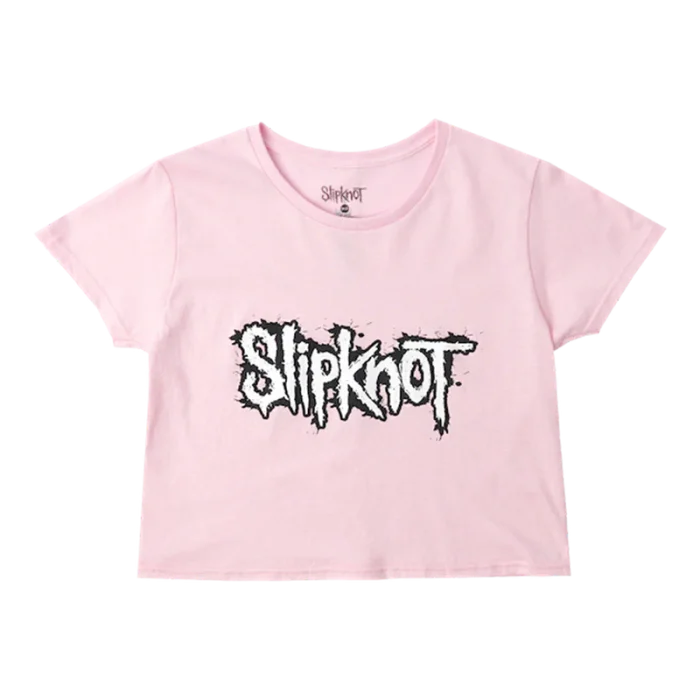 Pink Logo Crop T-Shirt