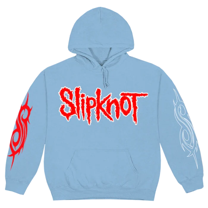Slipknot Logo '22 Tour Blue Hoodie