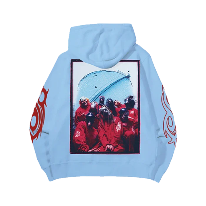 Slipknot Photo Blue Hoodie