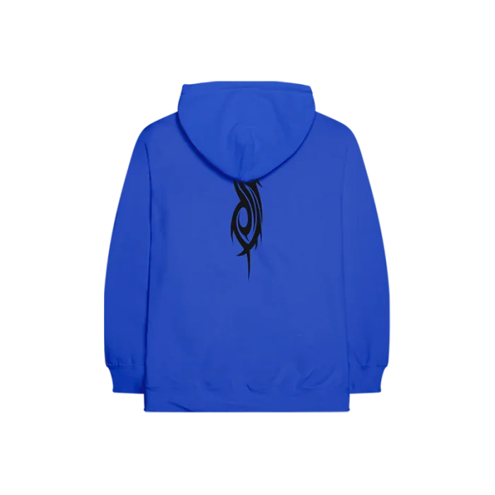 Splatter Logo Blue Kids Hoodie
