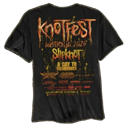 Knotfest Australia 2025 Slipknot 25th Anniversary T-Shirt Classic